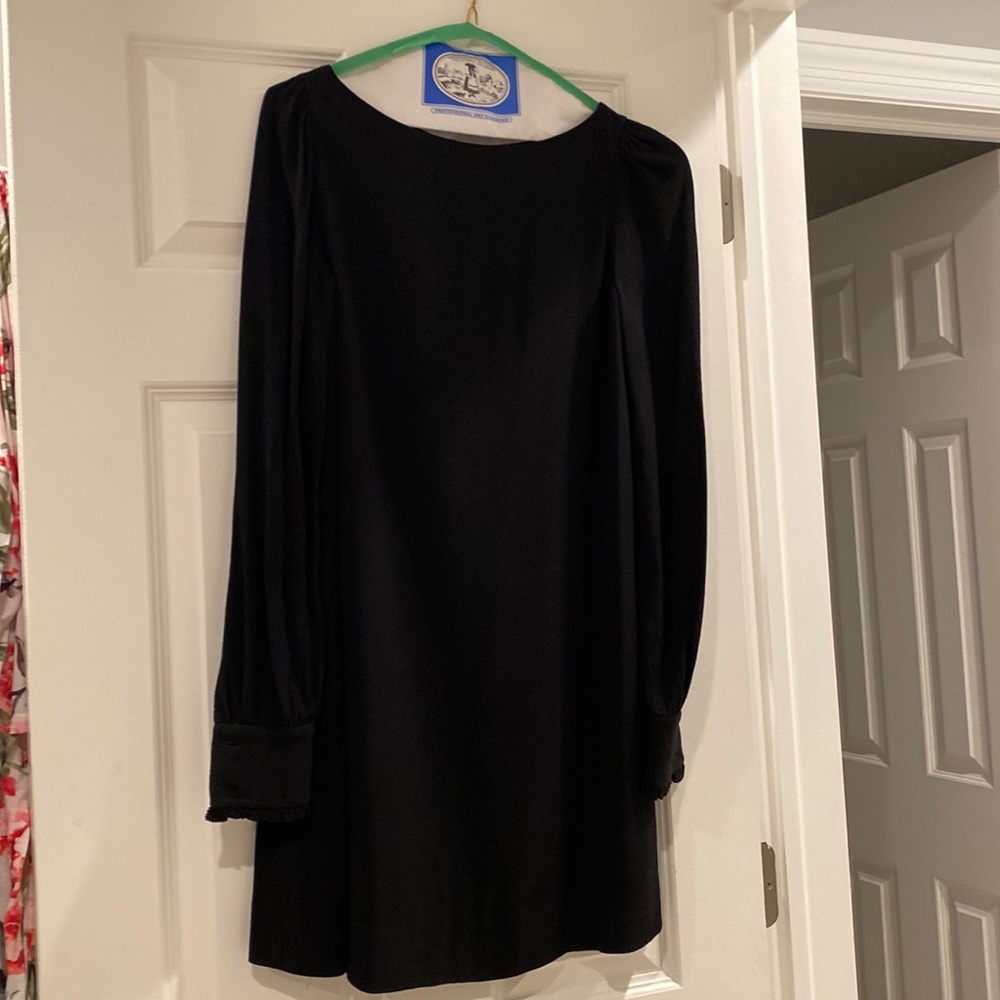 Kate spade long sleeve black dress, 0